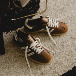 Leder Sneaker|Terrace Casual Sneaker*Adidas Samba OG W Cloud White / Preloved Brown / Cream White