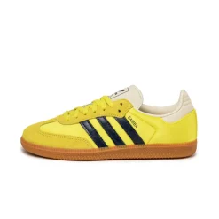 Leder Sneaker|Terrace Casual Sneaker*Adidas Samba OG W Shock Yellow / Night Indigo / Cream White