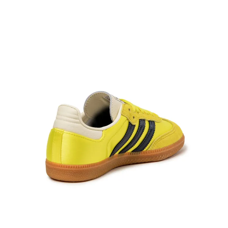 Leder Sneaker|Terrace Casual Sneaker*Adidas Samba OG W Shock Yellow / Night Indigo / Cream White