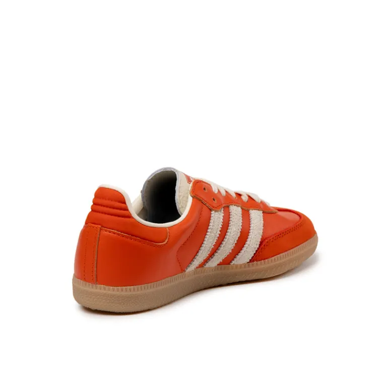 Leder Sneaker|Terrace Casual Sneaker*Adidas Samba OG W Collegiate Orange / Cream White / Gum