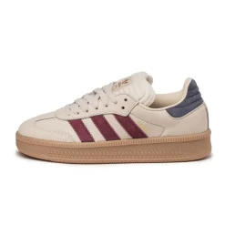 Leder Sneaker|Chunky Sneaker*Adidas Samba XLG Wonder White / Shadow Red / Gold Metallic