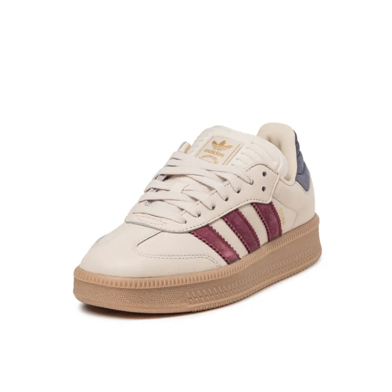 Leder Sneaker|Chunky Sneaker*Adidas Samba XLG Wonder White / Shadow Red / Gold Metallic