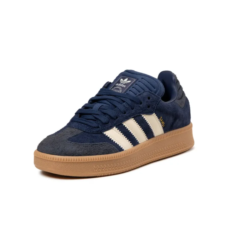 Leder Sneaker|Chunky Sneaker*Adidas Samba XLG Night Indigo / Cream White / Gum 4