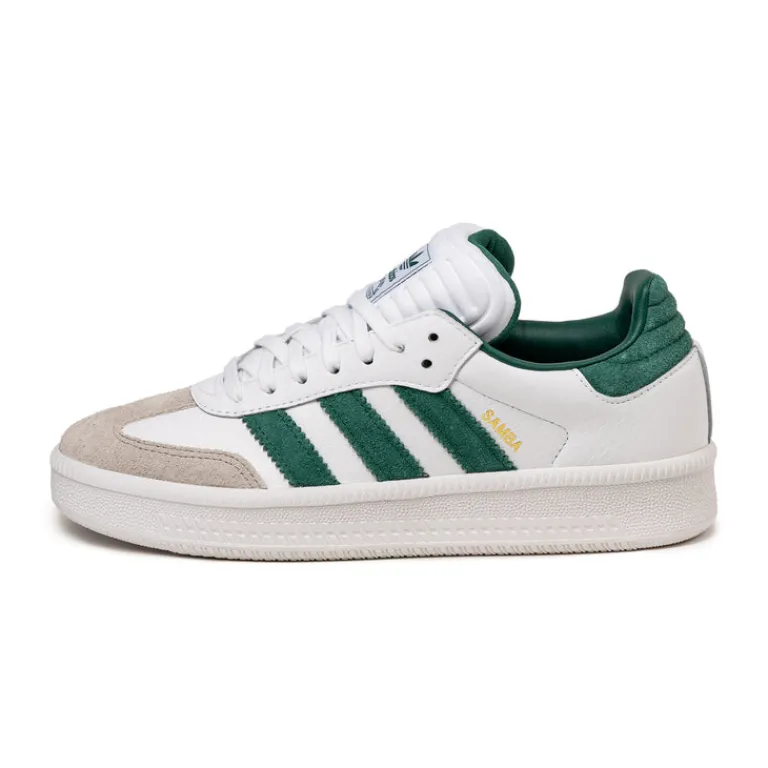 Leder Sneaker|Chunky Sneaker*Adidas Samba XLG Footwear White / Collegiate Green / Clear Granite