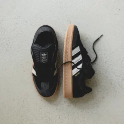 Leder Sneaker|Chunky Sneaker*Adidas Samba XLG Core Black / Wonder Aluminium / Gum 4