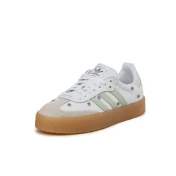 Leder Sneaker|Terrace Casual Sneaker*Adidas Sambae W Cloud White / Linen Green / Gum