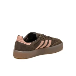 Leder Sneaker|Terrace Casual Sneaker*Adidas Sambae W Dark Brown / Wonder Mauve / Gum 2