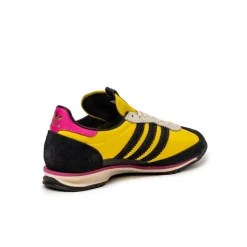 Leder Sneaker|Terrace Casual Sneaker*Adidas SL 72 OG W Yellow / Core Black / Semi Lucid Fuchsia