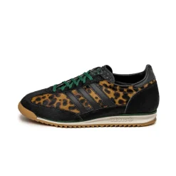 Leder Sneaker|Terrace Casual Sneaker*Adidas SL 72 OG W Core Black / Off White / Collegiate Green