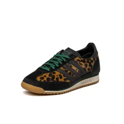Leder Sneaker|Terrace Casual Sneaker*Adidas SL 72 OG W Core Black / Off White / Collegiate Green