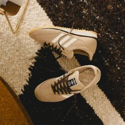 Leder Sneaker|Terrace Casual Sneaker*Adidas SL 72 OG W Warm Sandstone / Off White / Gum