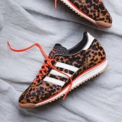 Leder Sneaker|Terrace Casual Sneaker*Adidas SL 72 OG W Dark Brown / Off White / Semi Impact Orange