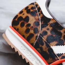 Leder Sneaker|Terrace Casual Sneaker*Adidas SL 72 OG W Dark Brown / Off White / Semi Impact Orange