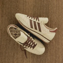 Leder Sneaker|Terrace Casual Sneaker*Adidas SL 72 OG W Sand Strata / Preloved Brown / Cream White