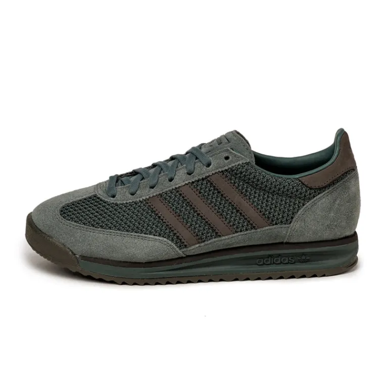 Leder Sneaker|Terrace Casual Sneaker*Adidas SL 72 RS Legend Ivy / Shadow Olive / Gold Metallic