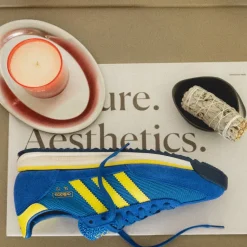 Leder Sneaker|Terrace Casual Sneaker*Adidas SL 72 RS Semi Lucid Blue / Pure Sulfur / Blue