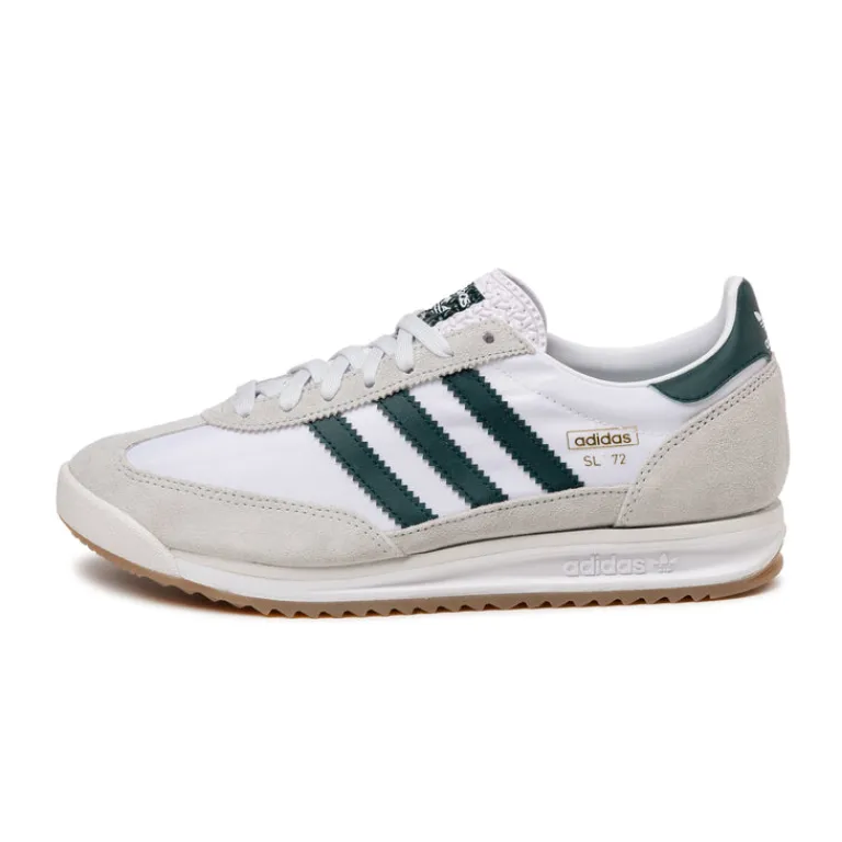 Leder Sneaker|Terrace Casual Sneaker*Adidas SL 72 RS Cloud White / Aurora Ivy / Crystal White