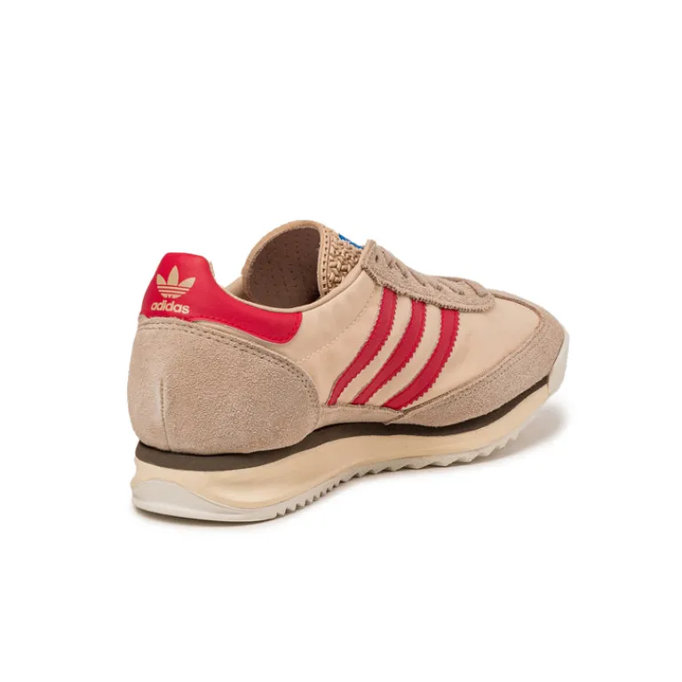 Leder Sneaker|Terrace Casual Sneaker*Adidas SL 72 RS Magic Beige / Pure Ruby / Sand Strata