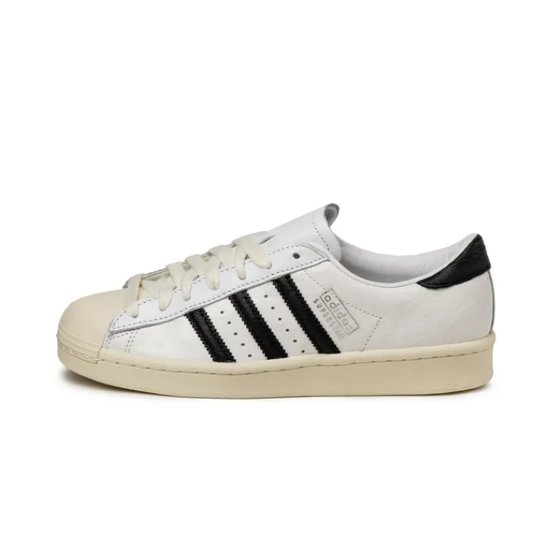 Leder Sneaker|Weiße Sneaker*Adidas Superstar Vintage W Footwear White / Core Black / Cream White