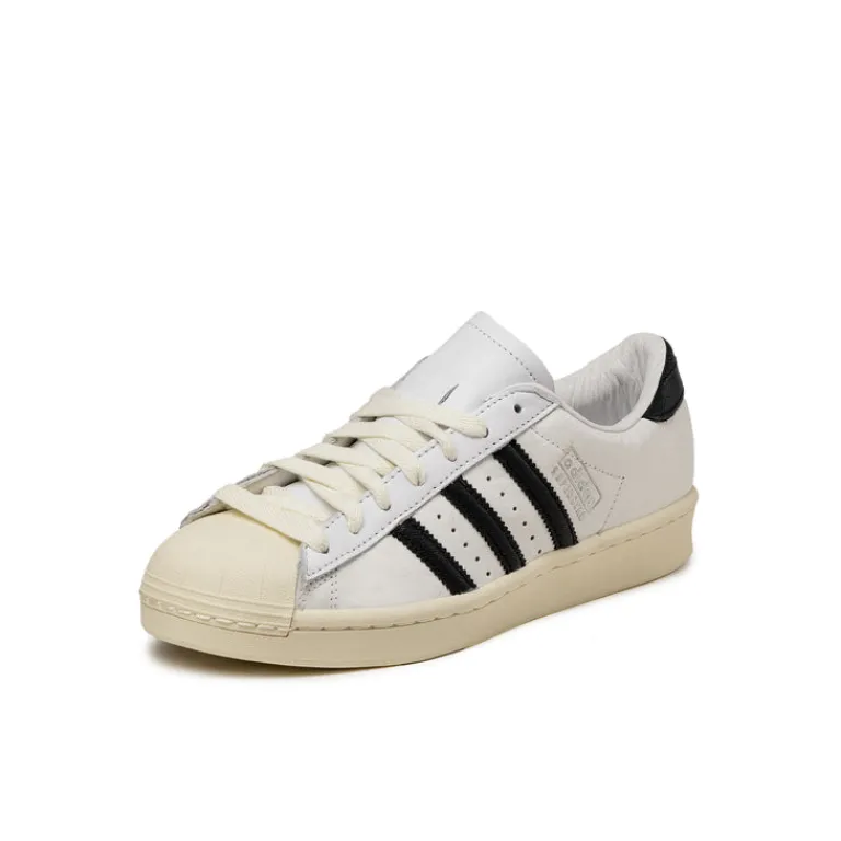 Leder Sneaker|Weiße Sneaker*Adidas Superstar Vintage W Footwear White / Core Black / Cream White