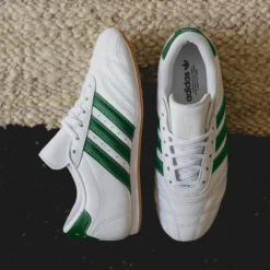 Leder Sneaker|Terrace Casual Sneaker*Adidas Taekwondo Lace W Footwear White / Collegiate Green / Gum 3