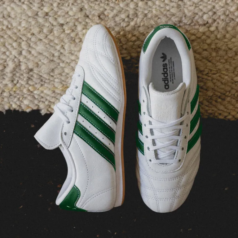 Leder Sneaker|Terrace Casual Sneaker*Adidas Taekwondo Lace W Footwear White / Collegiate Green / Gum 3