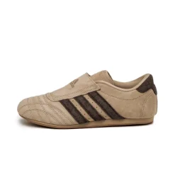 Leder Sneaker|Terrace Casual Sneaker*Adidas Taekwondo W Magic Beige / Wonder White / Gum 3