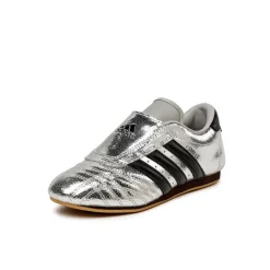 Leder Sneaker|Terrace Casual Sneaker*Adidas Taekwondo W Silver Metallic / Core Black / Gum 5