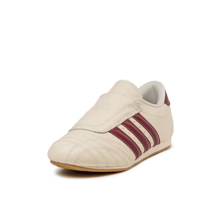 Leder Sneaker|Terrace Casual Sneaker*Adidas Taekwondo W Off White / Noble Maroon / Gum 3