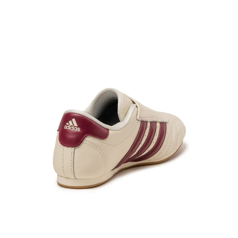 Leder Sneaker|Terrace Casual Sneaker*Adidas Taekwondo W Off White / Noble Maroon / Gum 3