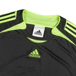 T-Shirts*Adidas Teamgeist Adicolor Long Sleeve Tee Black / Signal Green