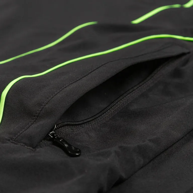 Jacken*Adidas Teamgeist Adicolor Track Top Black / Signal Green