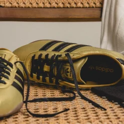 Leder Sneaker|Terrace Casual Sneaker*Adidas Tokyo Decon W Gold Metallic / Core Black / Preloved Brown
