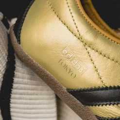 Leder Sneaker|Terrace Casual Sneaker*Adidas Tokyo Decon W Gold Metallic / Core Black / Preloved Brown
