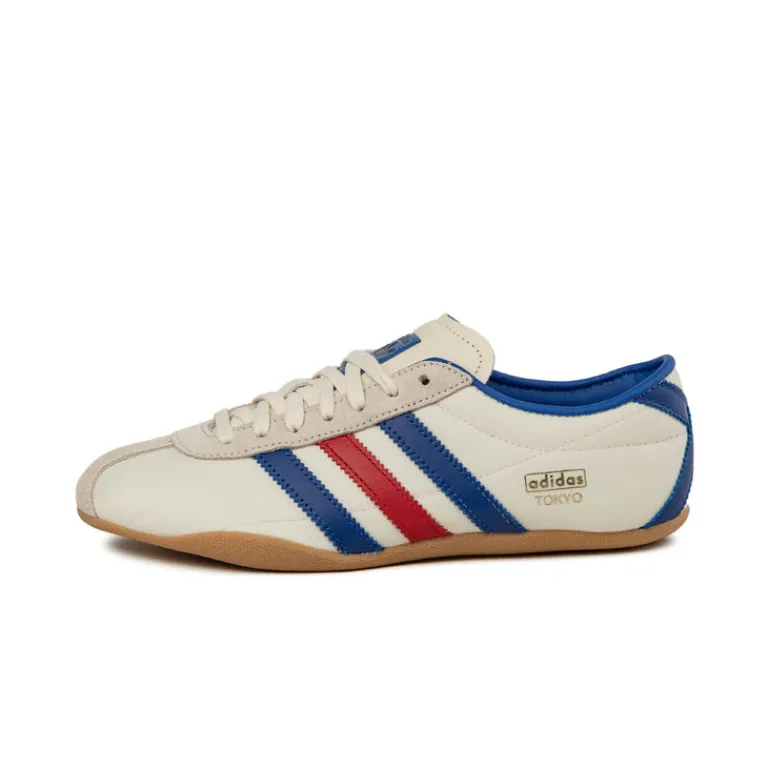 Leder Sneaker|Terrace Casual Sneaker*Adidas Tokyo W Cream White / Royal Blue / Gum