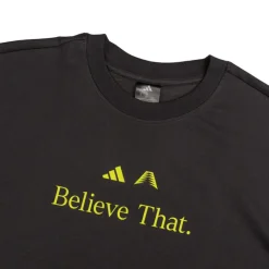 T-Shirts*Adidas x Anthony Edwards Believe That T-Shirt Black / Preloved Lime
