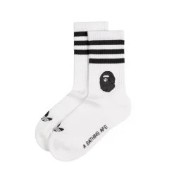 Socken*Adidas x Bape Socks White / Black