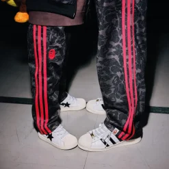 Leder Sneaker|Weiße Sneaker*Adidas x BAPE SSTR Footwear White / Core Black / Off White
