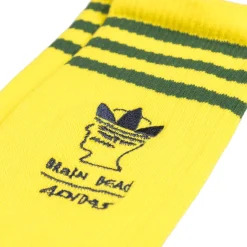 Socken*Adidas x Brain Dead Socks Bright Yellow / Collegiate Navy / Amazon Green
