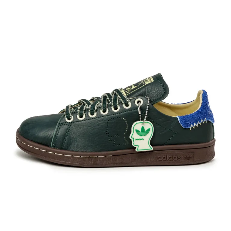 Leder Sneaker|Terrace Casual Sneaker*Adidas x Brain Dead Stan Smith Shadow Green / Bahia Light Blue / Sand Strata