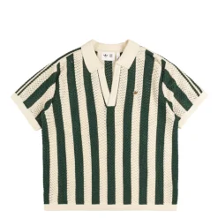 T-Shirts*Adidas x Clot by Edison Chen Pique Polo Green Night / Cream White