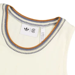 T-Shirts*Adidas x Clot by Edison Chen Rib Tank Top Cream White