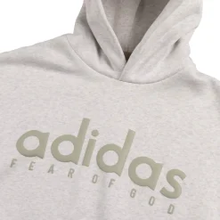 Hoodies*Adidas x Fear Of God Athletics Heather Fleece Hoodie Light Grey Heather