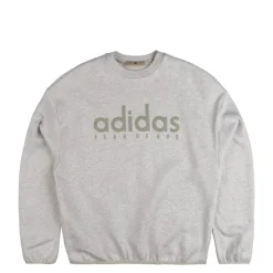 Crewnecks*Adidas x Fear Of God Athletics Heather Fleece Crewneck Light Grey Heather