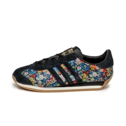 Leder Sneaker|Terrace Casual Sneaker*Adidas x Liberty London Country OG W Aurora Ink / Gum / Off White