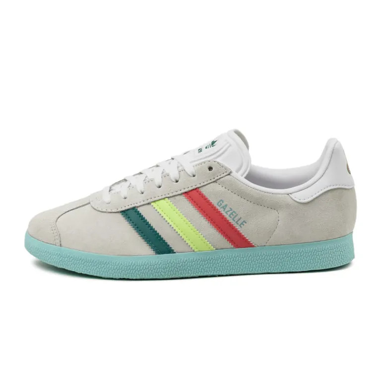 Leder Sneaker|Terrace Casual Sneaker*Adidas x MLS Gazelle *San José Earthquakes* Footwear White / Green / Bahia Glow