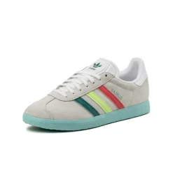 Leder Sneaker|Terrace Casual Sneaker*Adidas x MLS Gazelle *San José Earthquakes* Footwear White / Green / Bahia Glow