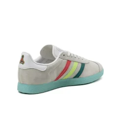 Leder Sneaker|Terrace Casual Sneaker*Adidas x MLS Gazelle *San José Earthquakes* Footwear White / Green / Bahia Glow