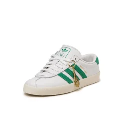 Leder Sneaker|Weiße Sneaker*Adidas x Sporty & Rich Blanc Footwear White / Off White / Court Green