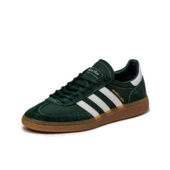 Leder Sneaker|Terrace Casual Sneaker*Adidas x Sporty & Rich Handball Spezial Dark Green / Footwear White / Gum 3